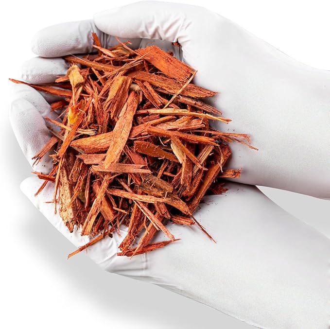 Organic Red Mulch - Provide Natural Nutrients for Strong and Resilient Plants - 20 QUARTS