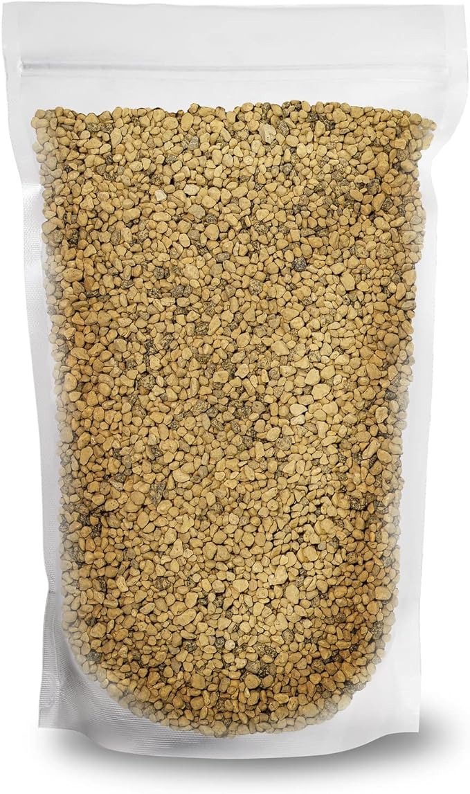 Pure Hard Akadama for Bonsai/Succulent Soil - (3mm-6mm) Small Grain for Cactus, Bonsai Plants Soil Amendment, Prevent Over Water, Provides Optimal Water Retention, Fast Drainage (4 Quart)