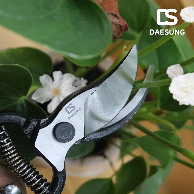 DAESUNG Bypass Pruning Shears For Gardening, Bypass Pruner For Gardening Heavy Duty, Bypass Pruners, Garden Shears Pruning Heavy Duty, with 5/8 Inch Cutting Capacity VGS-001 (Made in Vietnam)