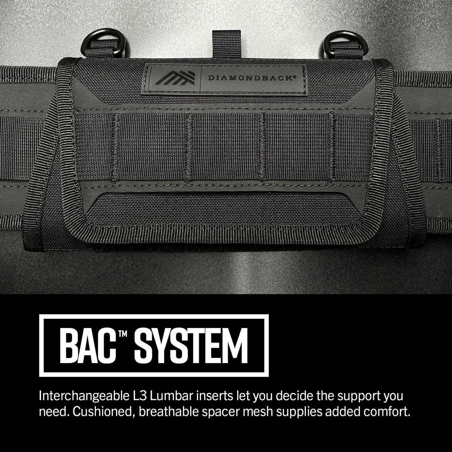 Diamondback Tempo Tool Belt - Tool Belts for Men with Lumbar Support - Utility Belt with 10 Attachment Points for Tool Belt Pouches (M/L)