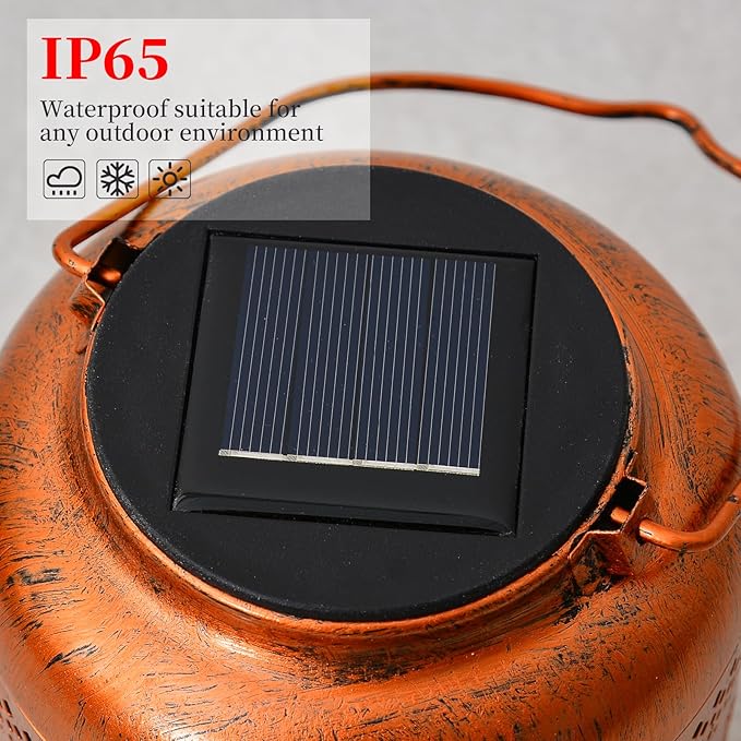 Outdoor Solar Lantern Decorative Waterproof Solar Lights for Yard, Patio, and Garden(Dragonfly)