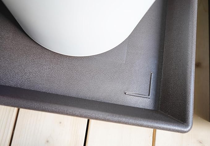 Square Plant Saucer 6 Inch 5 Pack6 8 12 14 16 18 20 Plant Trays for Pots Heavy Duty Plastic Plant Saucers for Indoors Outdoors, Flower Pot No Holes Plant Drip Trays