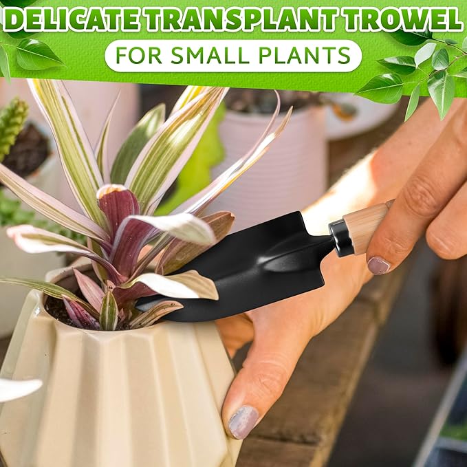 Hand Shovel for Gardening Trowel Garden Tool - 3Pcs Planting Tools Small Garden Rake Ergonomic Hand Tools Set Edging Shovel Indoor Plants Tools - Gardening Tools Heavy Duty Shovel Garden Tool Set