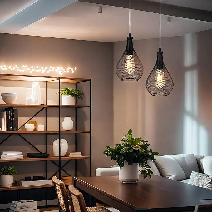 JHY DESIGN Hanging Lamp Battery Operated Cordless Hanging Light Great for Parties Patio Events for Indoors Outdoors(Teardrop Shape)