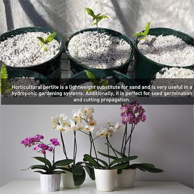 Supreme Horticulture Coarse Grade Perlite and Hydro Crunch Coco Coir Growing Media