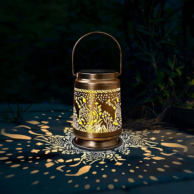 KY&BOSAM Pet Dog Memorial Solar Lights Outdoor Garden Decor Solar Lanterns Outdoor Waterproof Metal Light Memorial Gift, Pet Loss, Pet Sympathy, Thoughtful Dogs and Cats Remembrance, Bereavement Gift