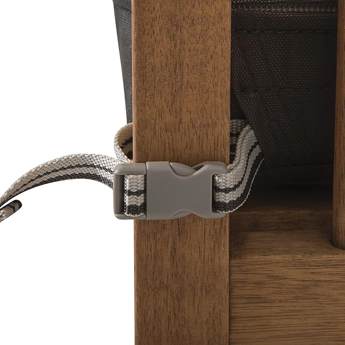 Classic Accessories Ravenna Water-Resistant Patio Lounge Chair/Loveseat Cushion, 25 x 27 x 5 Inch, Espresso