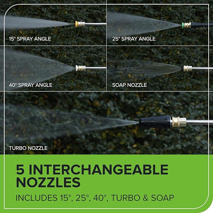 Greenworks Pro Brushless 3000 PSI (CSA Certified) 2.0 GPM Max / 1.1 GPM Electric Pressure Washer (Foldable Handles, Rugged Steel Frame, 25 FT Hose, 35 FT GFCI Power Cord)