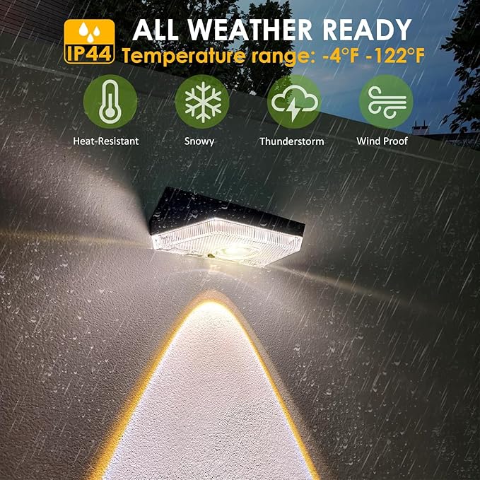 HENRE Solar Fence Lights Outdoor - 9 Color Modes & Cyclical Gradient, IP44 Waterproof Solar Outdoor Light, Auto On/Off, Fence Lights Solar Powered for Garden, Pathway, Yard Decor (12-Pack)