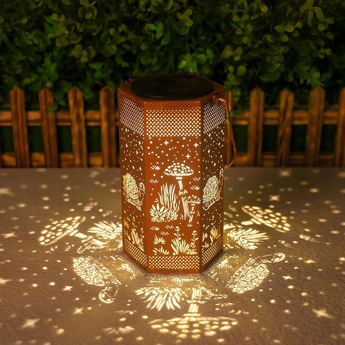 Turtles Solar Lantern Outdoor Waterproof - Birthday Gifts for Women Mom Grandma Men, Mothers Day Gifts, Solar Lights Outdoor Hanging Garden Decor for Outside, Patio, Yard, Lawn