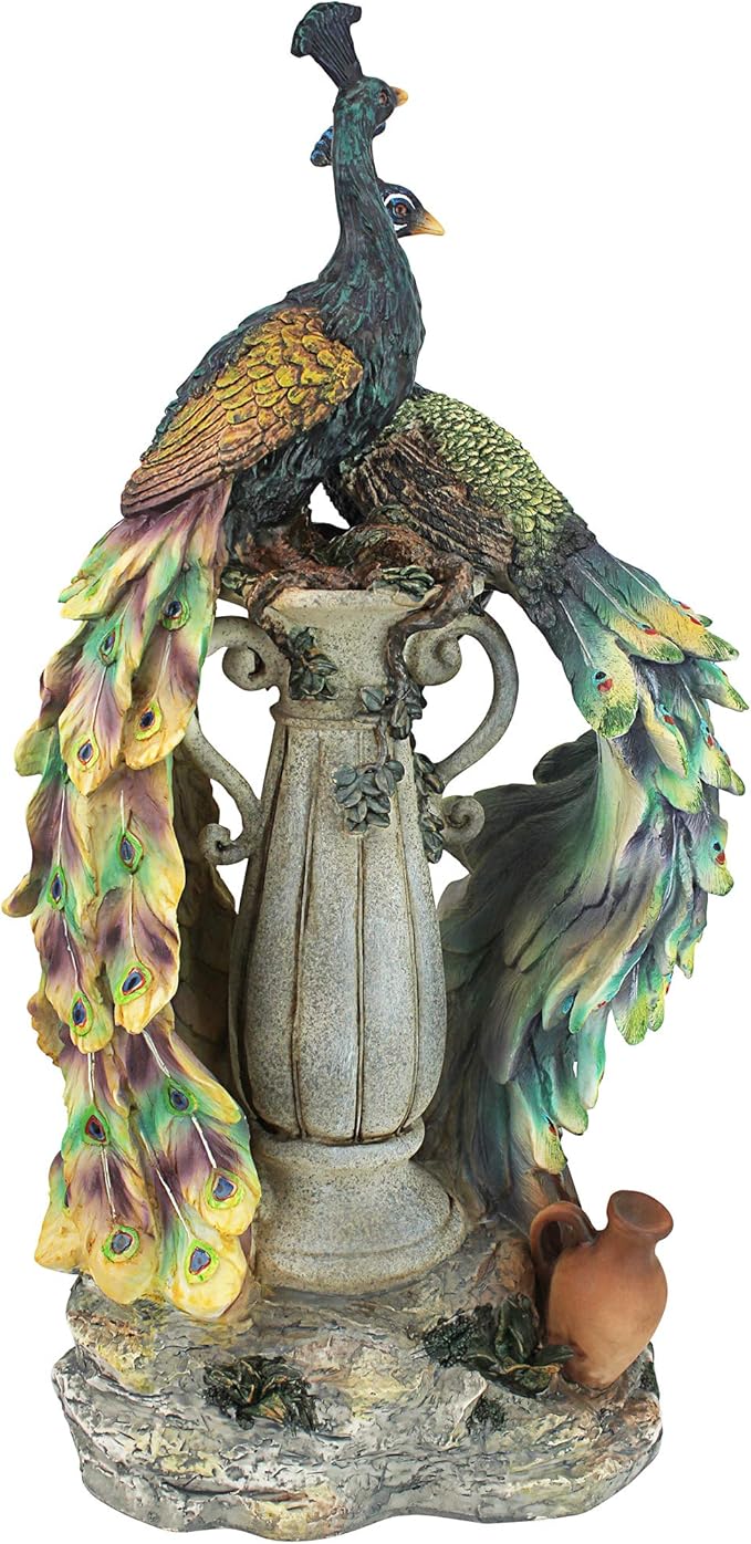 Design Toscano Peacocks in Paradise Statue