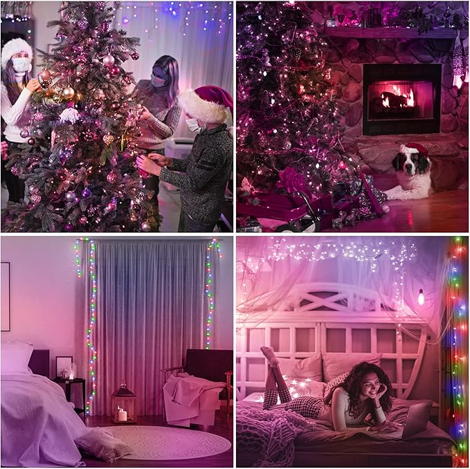 LED Rope Lights Outdoor, 100Ft 300 LED Multicolor String Lights Indoor with Remote, 8 Modes Waterproof Fairy Lights for Outside Garden Patio Party Wedding Christmas Decoration