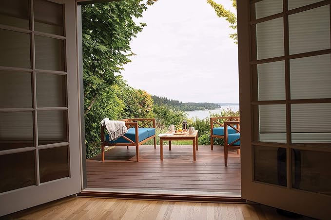 Classic Accessories Ravenna Water-Resistant 21 x 19 x 5 Inch Patio Seat Cushion, Empire Blue, Patio Loveseat Cushion