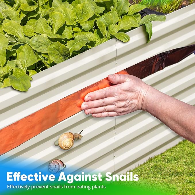 Quictent Galvanized Raised Garden Bed 8x4x1 Ft Metal Planter Box for Vegetables Bottomless for Backyard, 2 Tomato Cages Included, Dark Grey