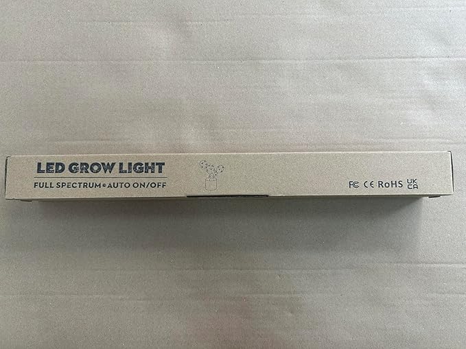 Wiaxulay Grow Lights for Indoor Plants Full Spectrum, 120 LEDs Plant Grow Light Strips with Auto ON/Off Timer 6/12/16Hrs, 5 Brightness, 3 Switch Modes Growing Lamps for Seed Starting, Succulent,2 Bars