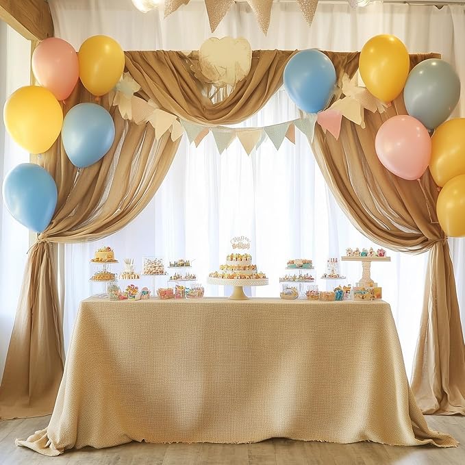 VEVOR Burlap Fabric Roll, 14” x 150 ft High Density Natural Jute Fiber Material for Outdoor Plant Care, Tree Wrap Roll, Decor, DIY Crafts, Wedding, Garden Weed Barrier, Plants & Trees Winter Covering