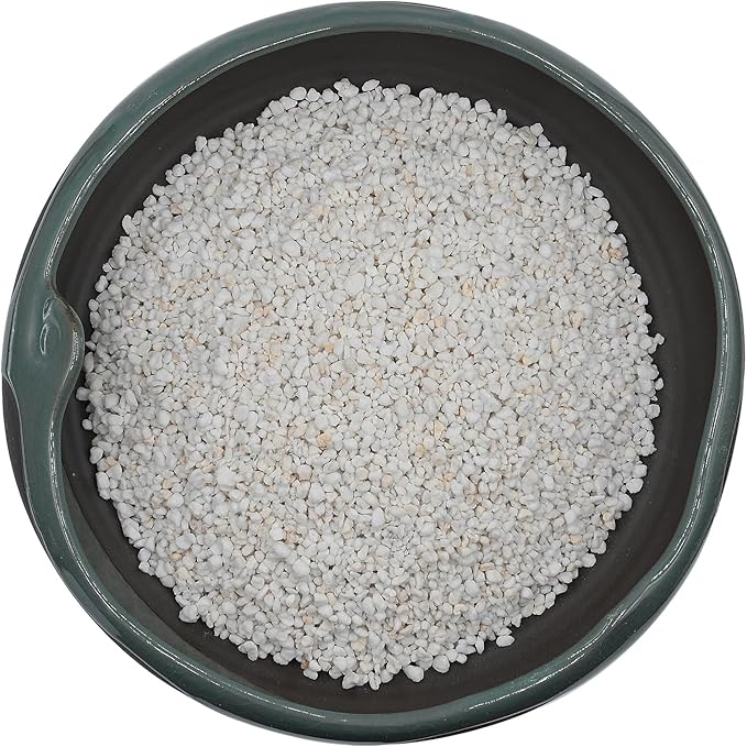 40QT Horticultural Perlite Bulk, Organic Perlite for Plants, Course Perlite for Gardening, for Plants Indoor, for Houseplants, to Promotes Soil Root Growth, and Water Drainage and Plant Growth(3-6mm)