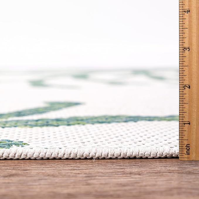 Keen Home Design Terrace Outdoor Area Rug - 12x15 Washable Indoor/Outdoor Rug for Patio, Kitchen, Balcony, Beach, Garden, Deck and Porch, Size: 12'x15'