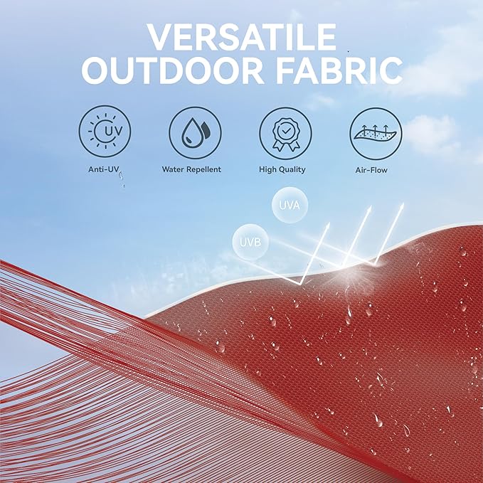 GREEN PARTY 10ft Outdoor Patio Umbrella, Auto-Tilt Market Table Umbrellas with Crank, 8 Sturdy Ribs & 1.5" Pole UV Protection for Garden Deck Backyard Pool