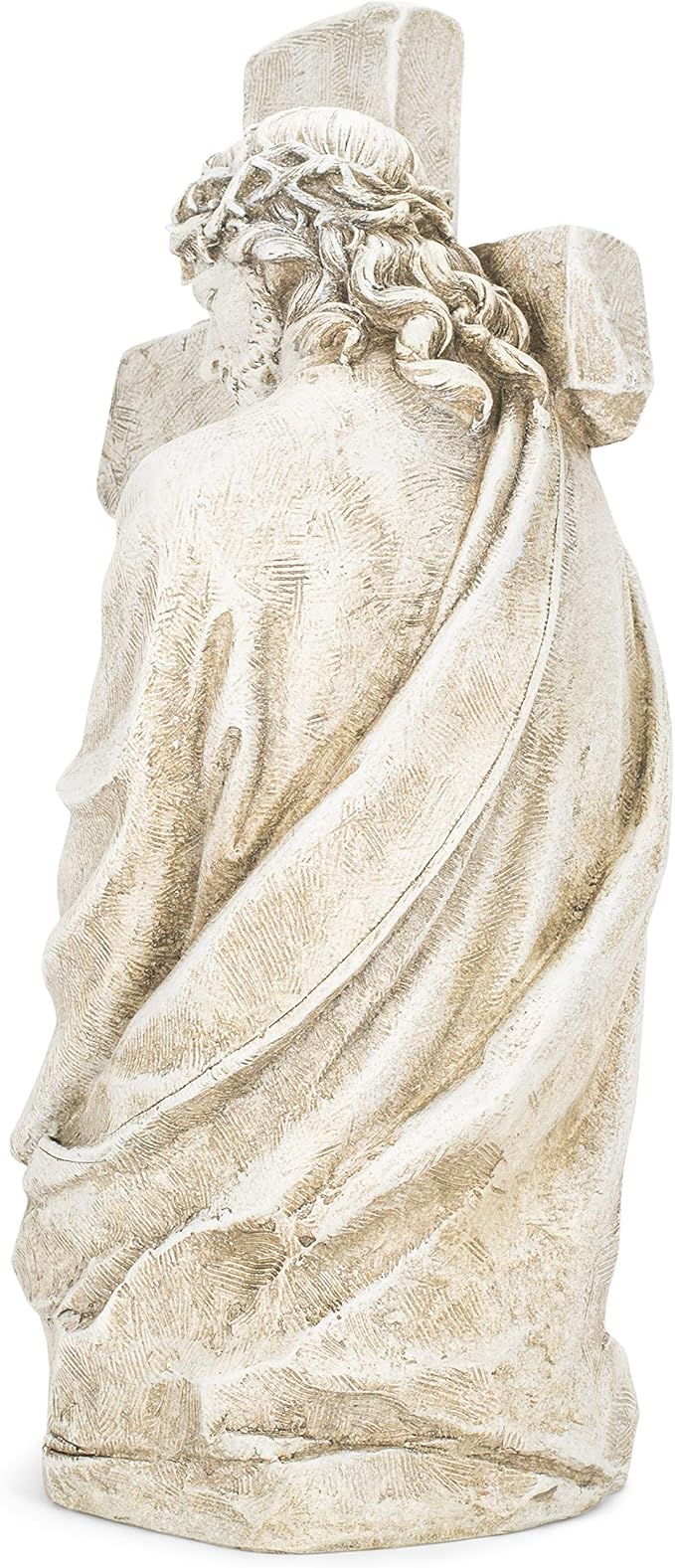 Joseph's Studio by Roman, Jesus Holding a Cross Garden Statue, Religious Outdoor Decor