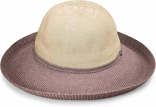 Wallaroo Women’s Victoria Two-Toned Sun Hat – UPF 50+ Sun Protection, Wide Brim, Adjustable, Cotton Lining, Summer Holiday