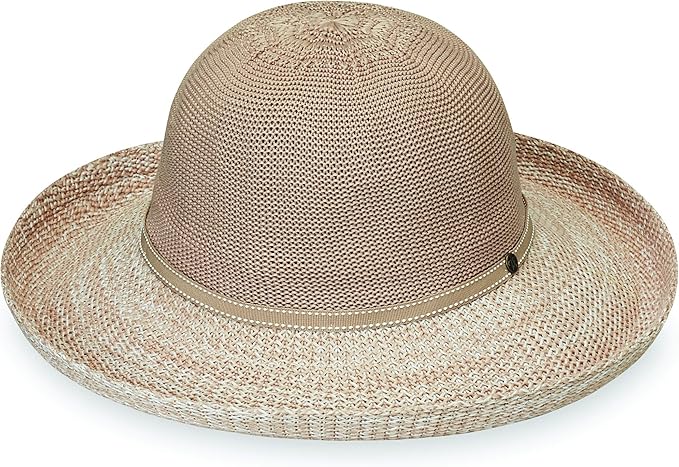 Wallaroo Women’s Victoria Two-Toned Sun Hat – UPF 50+ Sun Protection, Wide Brim, Adjustable, Cotton Lining, Summer Holiday