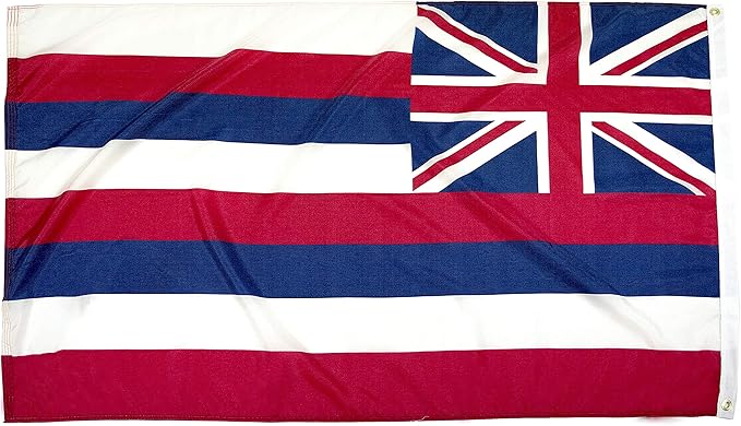 FlagSource Hawaii Nylon State Flag, Made in the USA, 3x5'