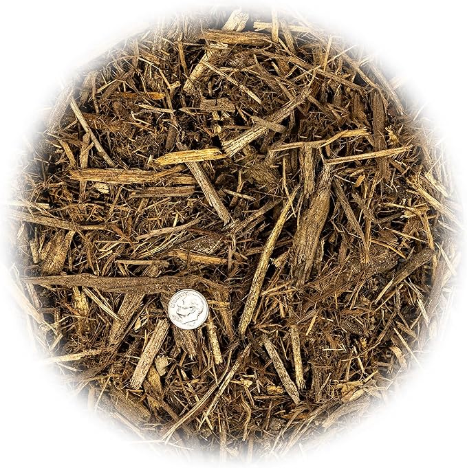 Organic Natural Mulch Cover by Gardenera - Create a Sustainable and Healthy Landscape - 2 QUARTS