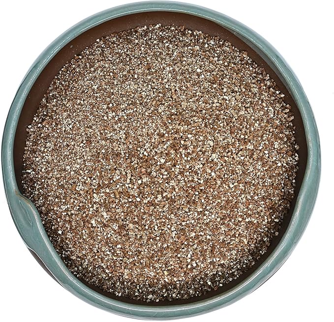 25QT Horticultural Vermiculite Bulk, Organic Vermiculite for Plants, Course Grade Vermiculite for Gardening, for houseplants, for Mushrooms, to Maintain Soil Moisture and Plant Growth(2-4mm)