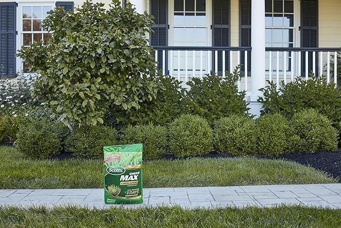 Scotts Green Max Lawn Food, Lawn Fertilizer Plus Iron Supplement for Greener Grass, 10,000 sq. ft., 33.33 lbs.