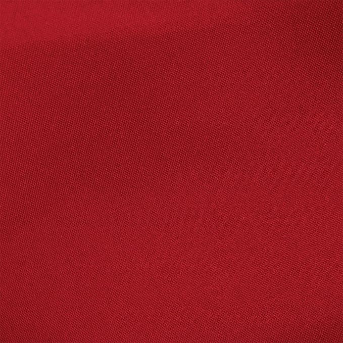 Sunnydaze Outdoor Patio Umbrella - Polyester Table Market Umbrella with Push-Button Tilt and Crank - 8 Sturdy Ribs - Red - 9ft