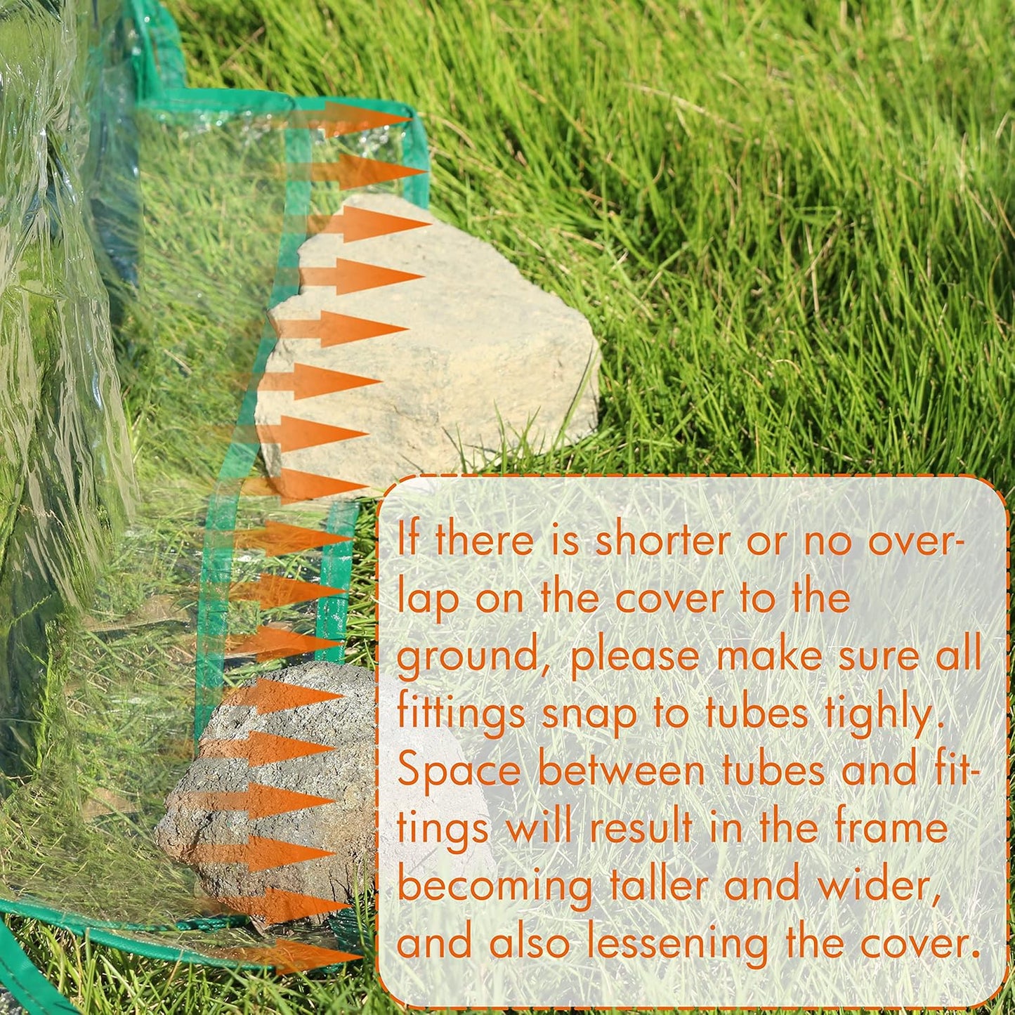 Gardzen Mini Greenhouse Heavy Duty Portable Green House, Clear Tent Small Greenhouse for Indoor Outdoor Plants 36.2”(L) x36.2”(W) x59.5”(H)