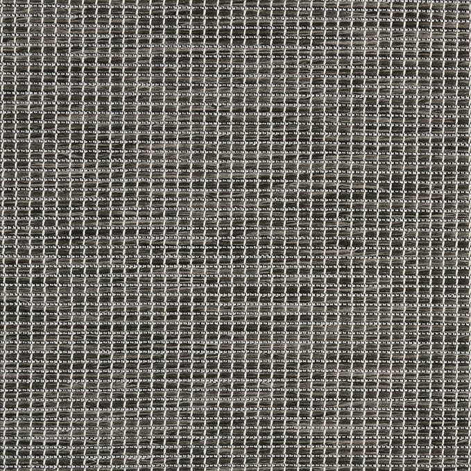 Nourison Positano Indoor-Outdoor Charcoal 9' x 12' Area Rug, Easy Cleaning, Non Shedding, Bed Room, Living Room, Dining Room, Backyard, Deck, Patio (9x12)