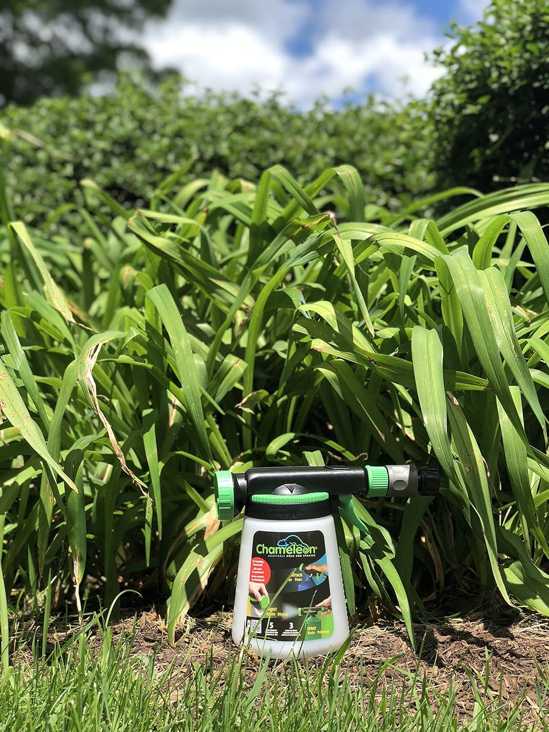 RL Flo-Master Chameleon Hose End Sprayer for use with Fertilizers, Weed Killers, Fungicides and Insect Killers, 32 ounce Refillable Bottle Included