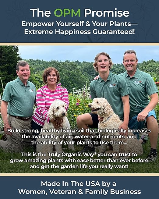 Organic Plant Magic - Truly Organic™ Fast-Acting Soluble Plant Food: All-Purpose Fertilizer Concentrate for All Flower Vegetable Herb Fruit Tree Shrub Container Garden & House Plants [Two 1 lb Bags]