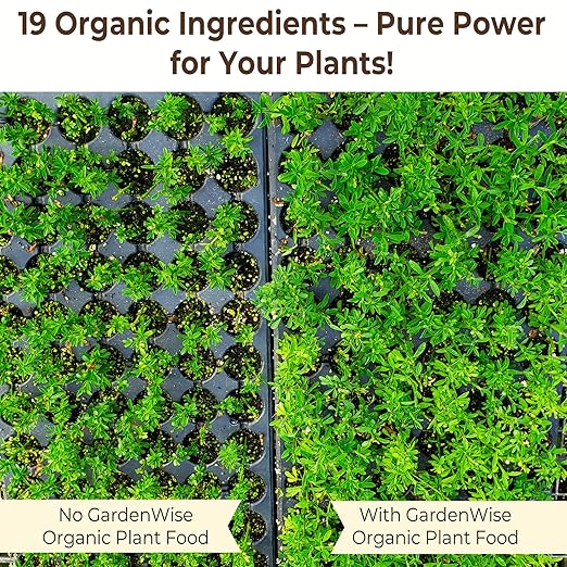 Organic Liquid Plant Food for Indoor Houseplants – All Purpose Fertilizer for Potted Plants, Vegetables, Succulents, Orchids, Roses – Miracle Growth with Mycorrhizae (8 oz)