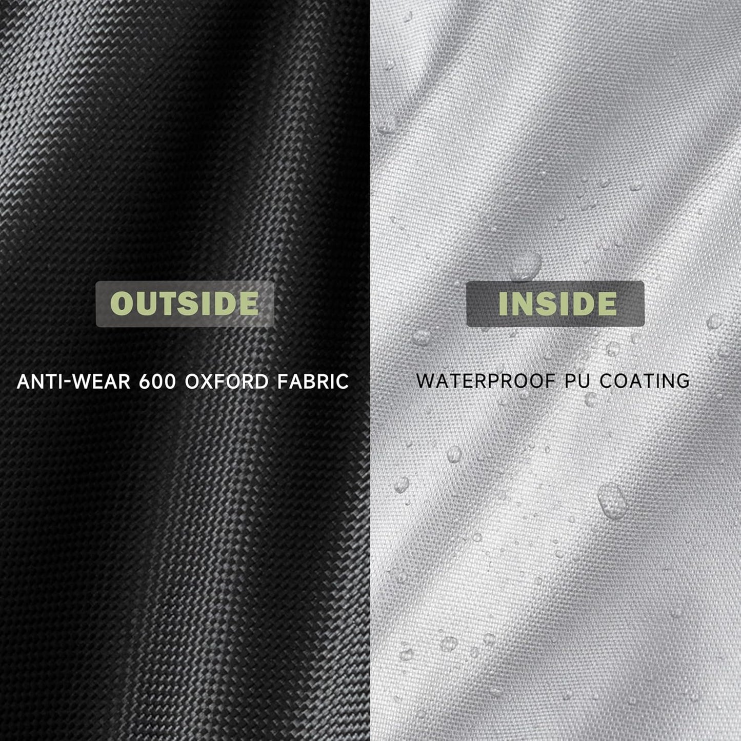 Grill Cover for NXR 3 Burner Portable Gas Grill, Heavy-Duty 600D Tabletop BBQ Cover for NXR 3 Burner Outdoor Barbecue