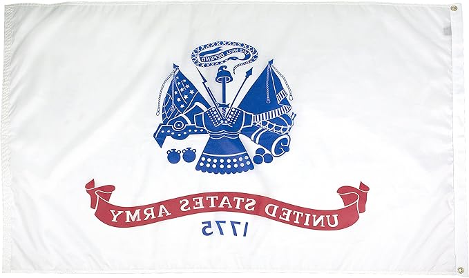 FlagSource U.S. Army Nylon Military Flag, Made in The USA, 3x5'