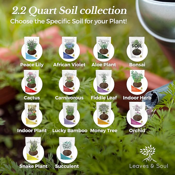 Large Bonsai Soil Premium All Purpose Blend | Pre-Mixed Ready to Use for Plant Support and Fast Drainage | Lava, Limestone Pearock, Calcined Clay and Pinebark | Extra Large 8.2 Quarts | Made in USA