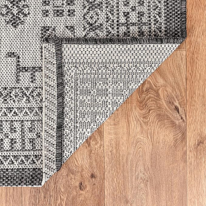 Keen Home Design Terrace Outdoor Runner Rug - 2x12 Washable Indoor/Outdoor Rug for Patio, Kitchen, Balcony, Beach, Garden, Deck and Porch, Size: 2'2"x11'10"