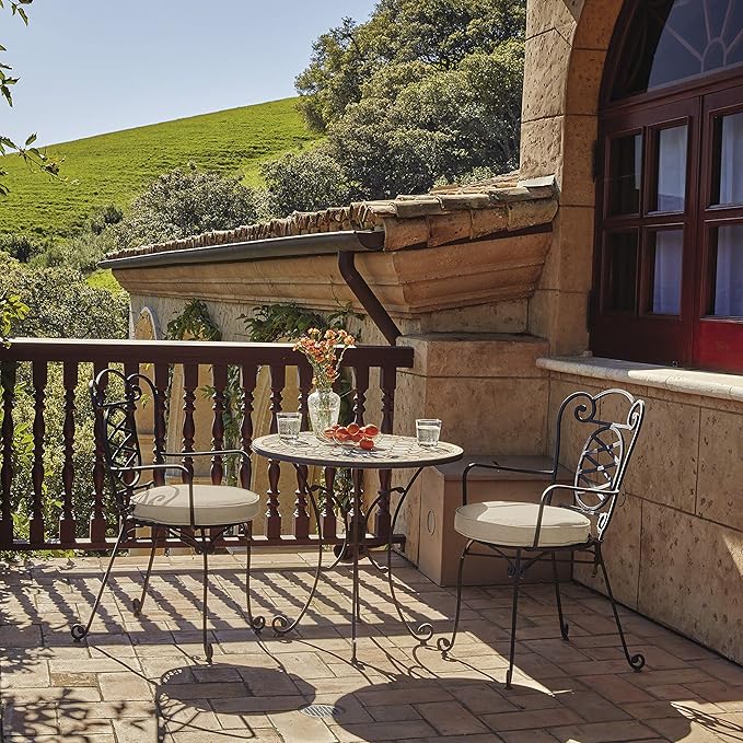 Classic Accessories Montlake Water-Resistant 19 x 20 x 4 Inch Patio Lounge Back Cushion, Antique Beige, Outdoor Loveseat Cushions