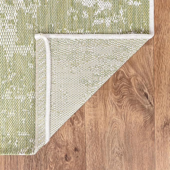 Keen Home Design Terrace Outdoor Area Rug - 10x14 Washable Indoor/Outdoor Rug for Patio, Kitchen, Balcony, Beach, Garden, Deck and Porch, Size: 10'x14'