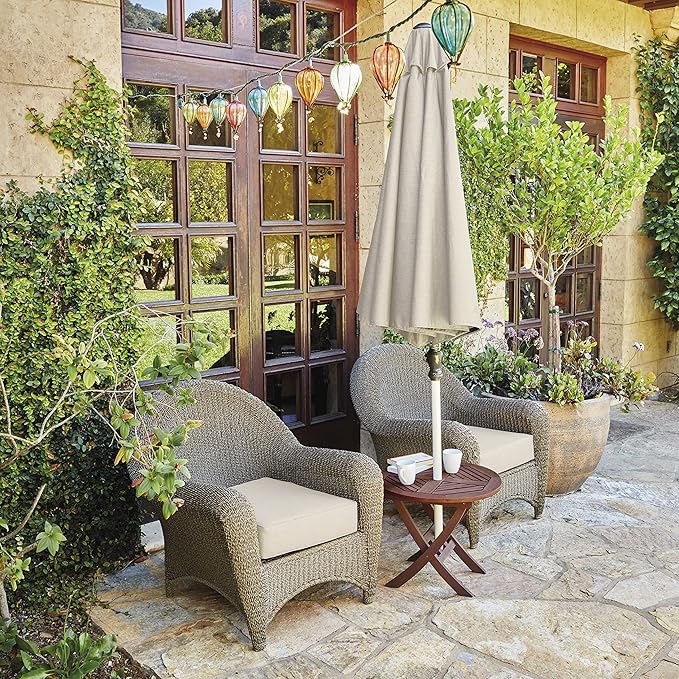 Classic Accessories Montlake Water-Resistant 19 x 20 x 4 Inch Patio Lounge Back Cushion, Antique Beige, Outdoor Loveseat Cushions