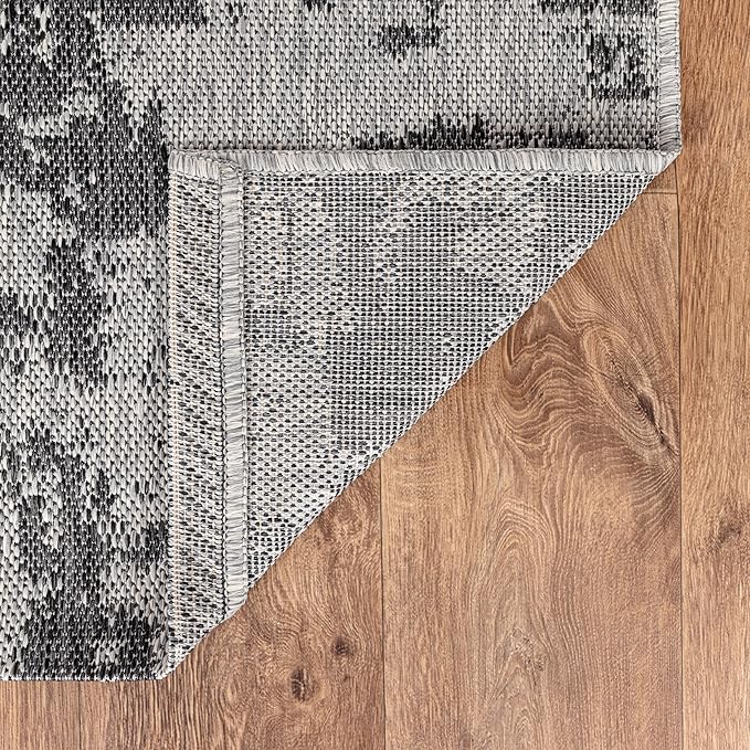 Keen Home Design Terrace Outdoor Runner Rug - 2x10 Washable Indoor/Outdoor Rug for Patio, Kitchen, Balcony, Beach, Garden, Deck and Porch, Size: 2'2"x9'11"